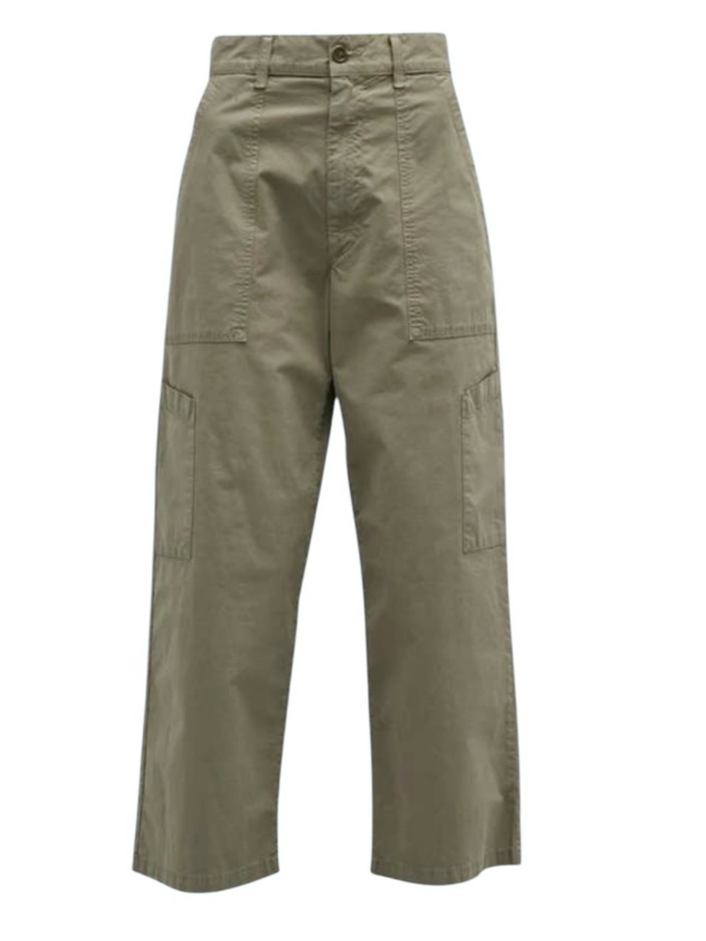 AGOLDE Cotton Women's High Rise Daria Utility Pant Olive Green Size 28 - Picture 5 of 14
